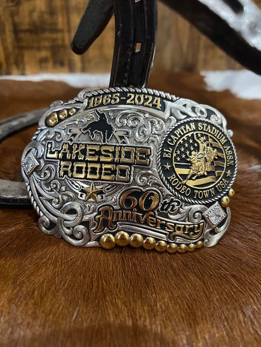 Lakeside Rodeo 60th Anniversary Belt Buckle
