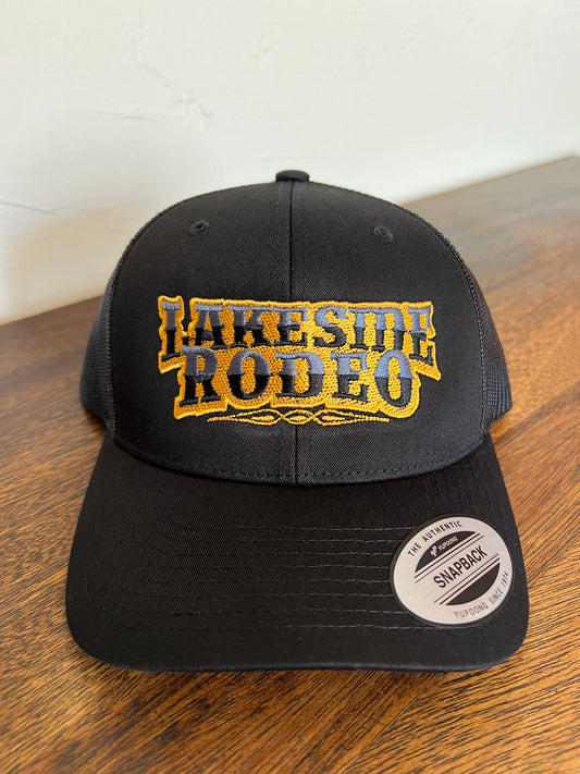 Lakeside Rodeo Trucker Hat -  Black/Gold