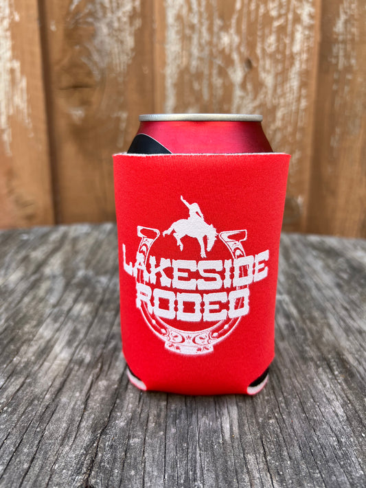 Lakeside Rodeo Can Cooler - Red