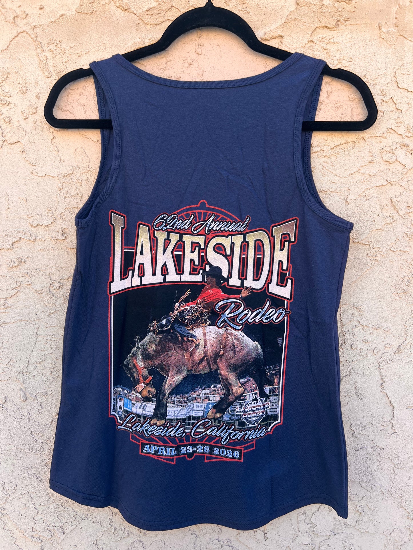Women's Navy 62nd Annual (2026) Rodeo Event Tank - FINAL SALE