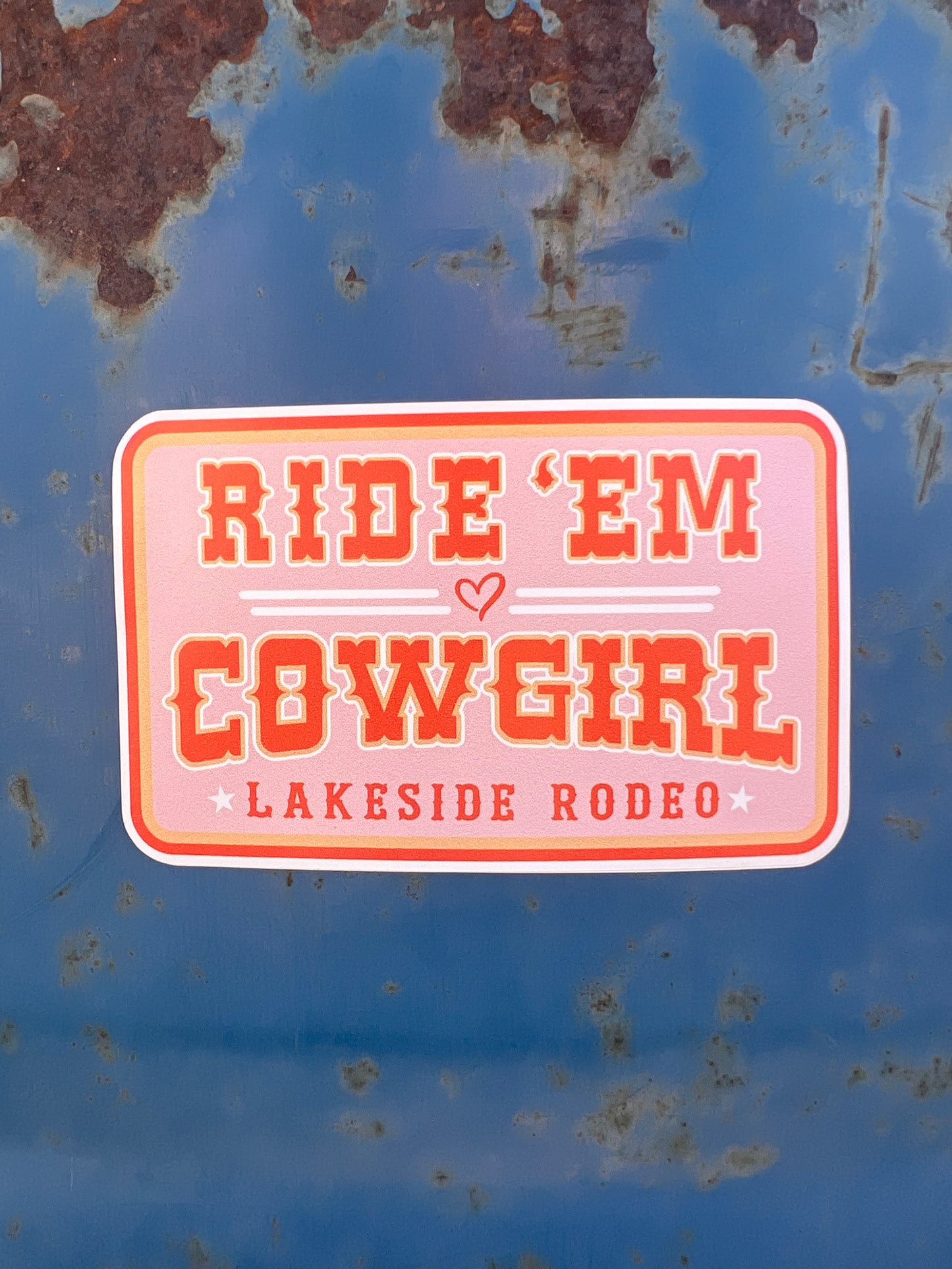 Ride 'Em Cowgirl Sticker