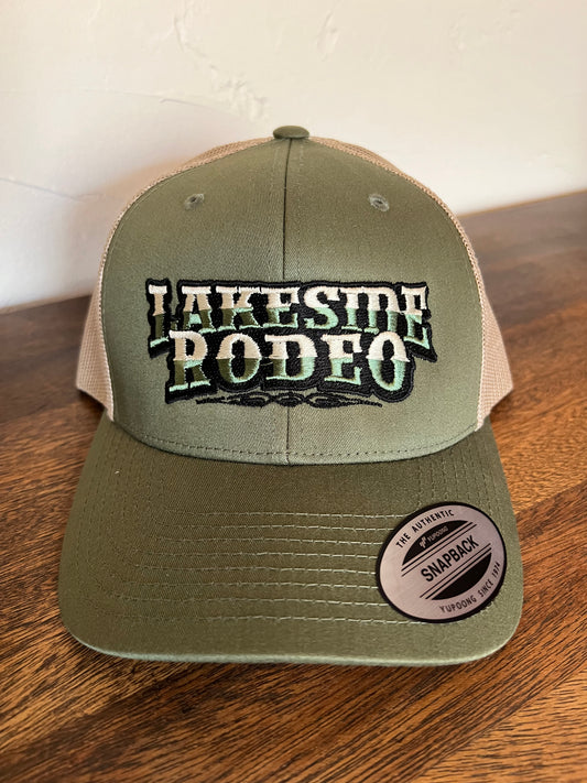 Lakeside Rodeo Trucker Hat - Olive/Khaki