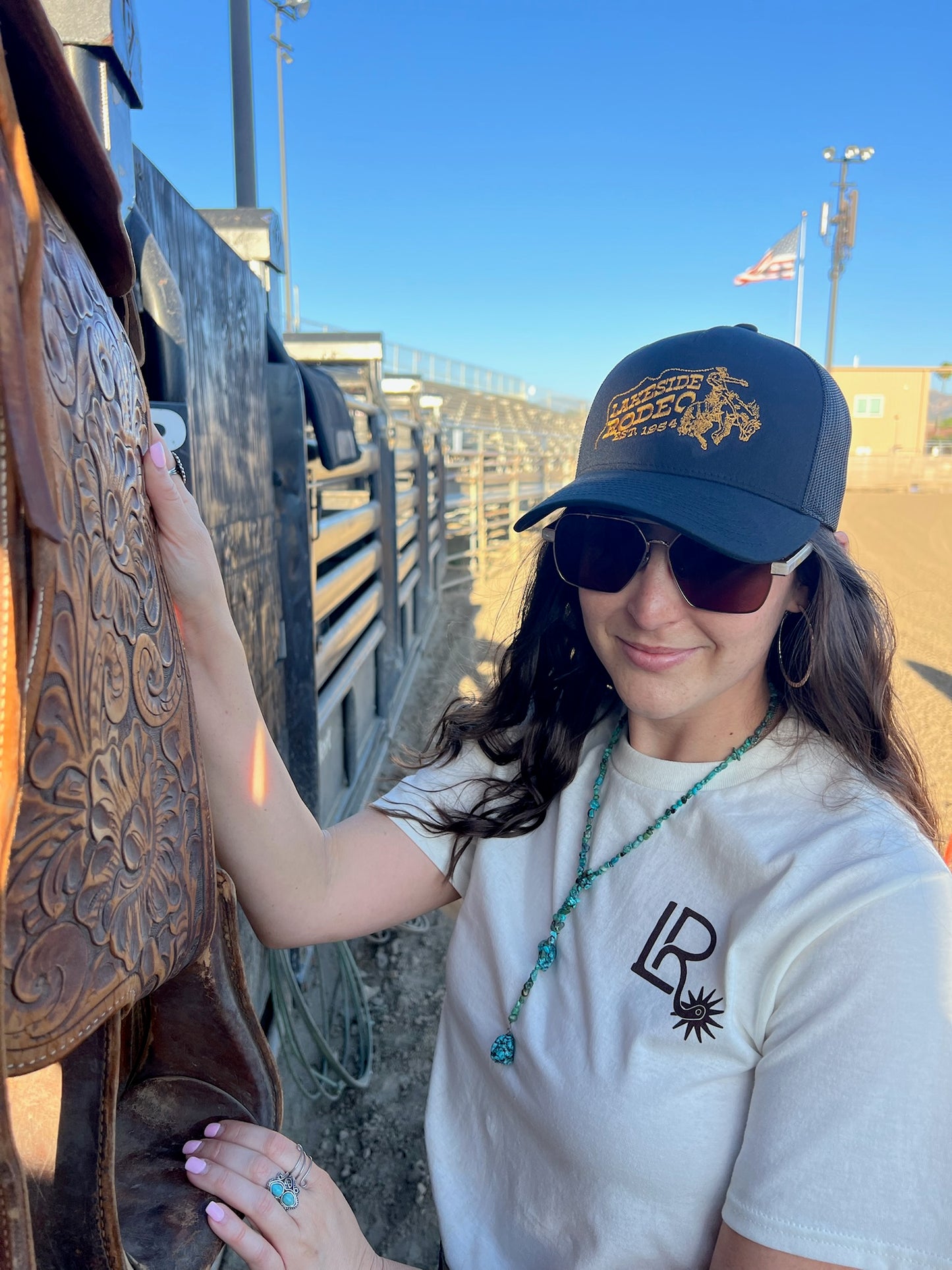 Lakeside Rodeo - EC Proud Trucker Hat- Black/Black