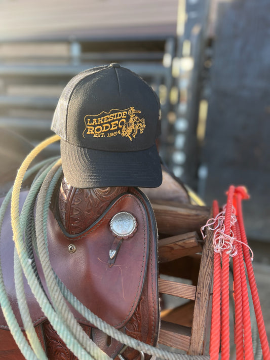Lakeside Rodeo - EC Proud Trucker Hat- Black/Black