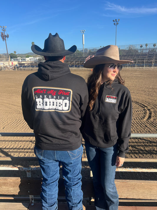 Ain't My First Lakeside Rodeo Hoodie - Black